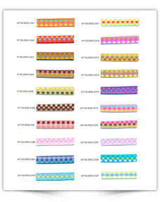 Multi-chedked Ribbon - 570