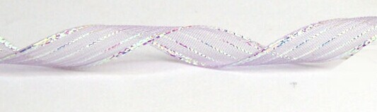 Sheer with Iridescent Stripes - 593