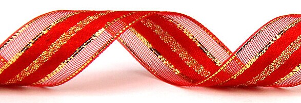 Satin-Sheer w / Gold Metallic - 598