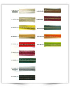 Satin-Sheer w / Gold Metallic - 607